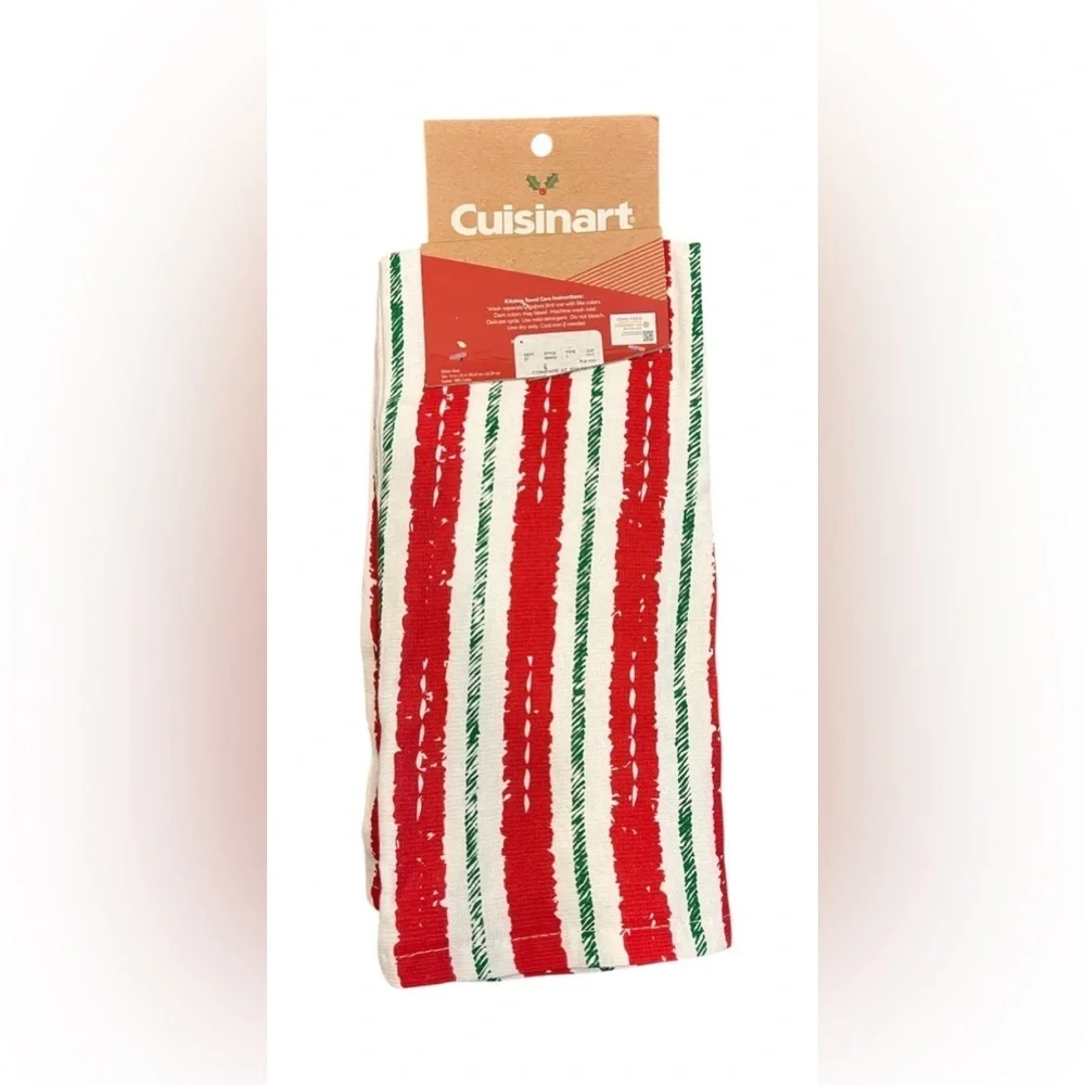 BRAND NEW. Cuisinart 4 Piece Kitchen Set - 2 Kitchen Towels & 2 Mini Oven Mitts